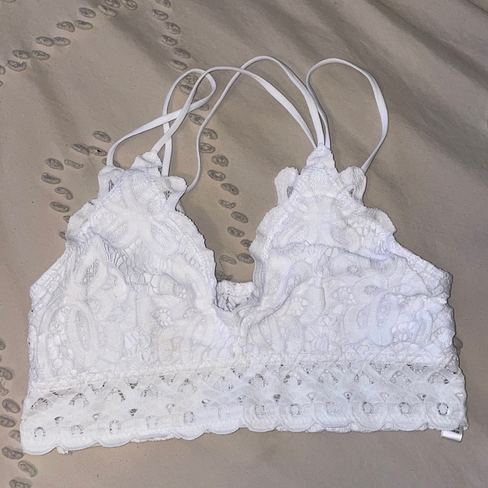 White Cherish Boho Bralette